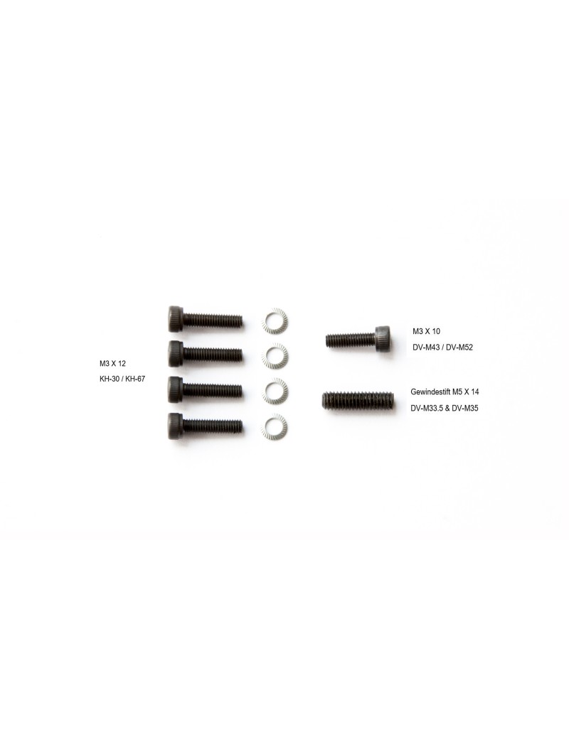 Screw set Base Clamp / Duo-Connector